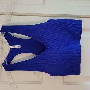 Zenana Royal Blue sz Lg/Xl Bralette New